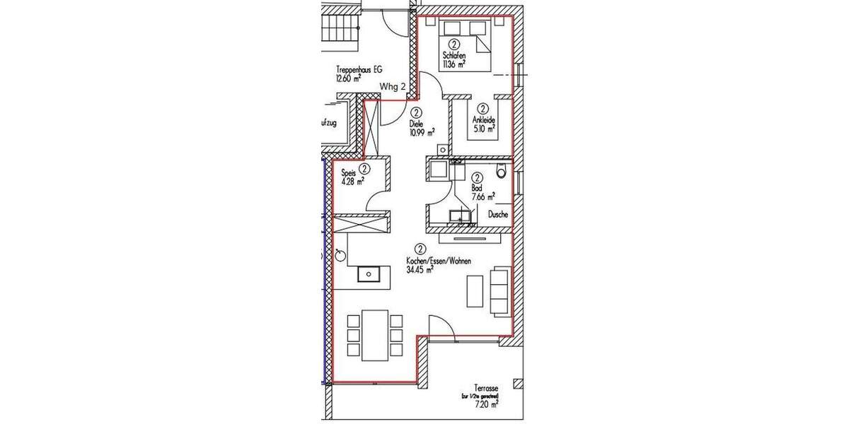 Etagenwohnung Bad Griesbach Griesbach - 2 Zimmer, 81 m&sup2;, 345.000&euro; | Angebot:25800303