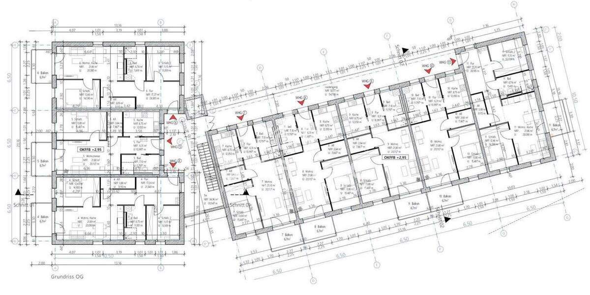 Etagenwohnung Pocking Hartkirchen - 2 Zimmer, 71 m&sup2;, 297.407&euro; | Angebot:25670736