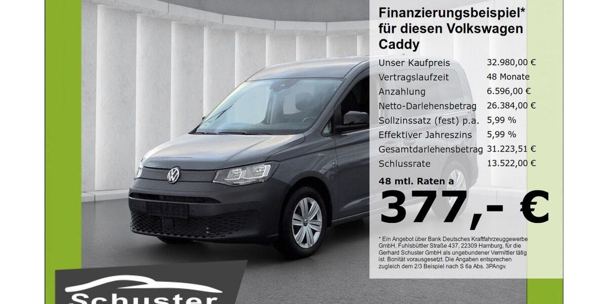VW Caddy 9.446 km 32.980 &euro; Ruhstorf 94099