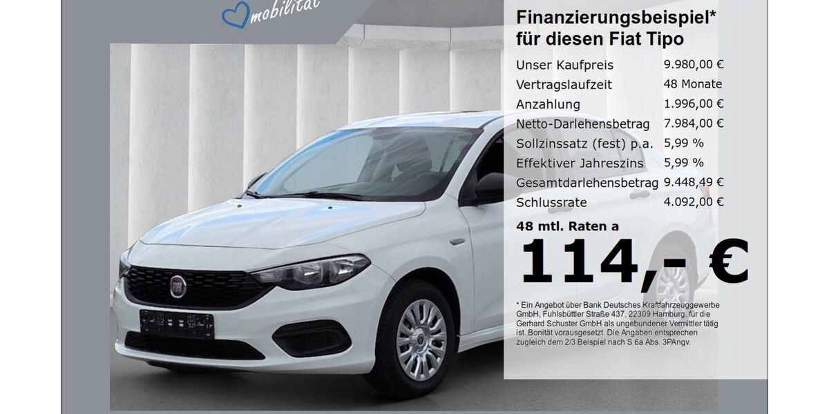 Fiat Tipo 42.340 km 9.680 &euro; Ruhstorf 94099