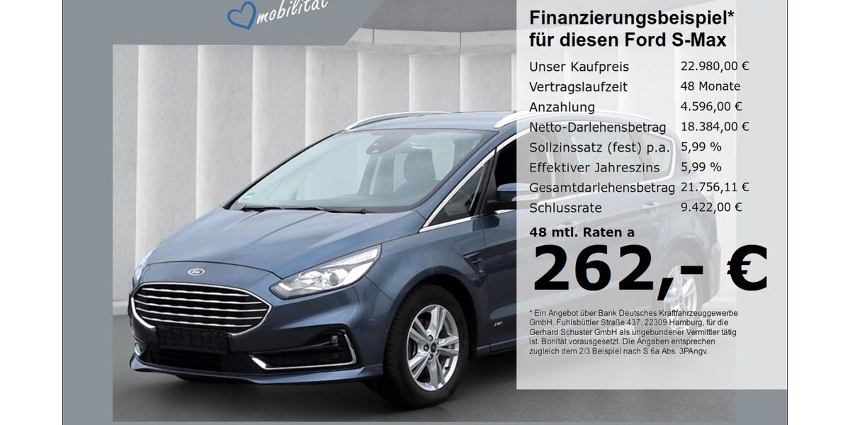 Ford S-Max 99.890 km 22.480 &euro; Ruhstorf 94099