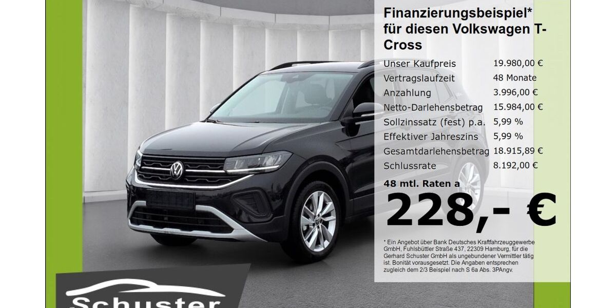 VW T-Cross 22.580 km 19.980 &euro; Ruhstorf 94099