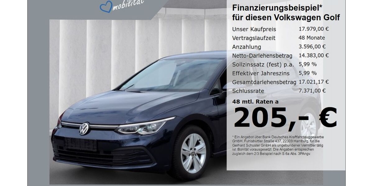 VW Golf 58.910 km 17.979 &euro; Ruhstorf 94099