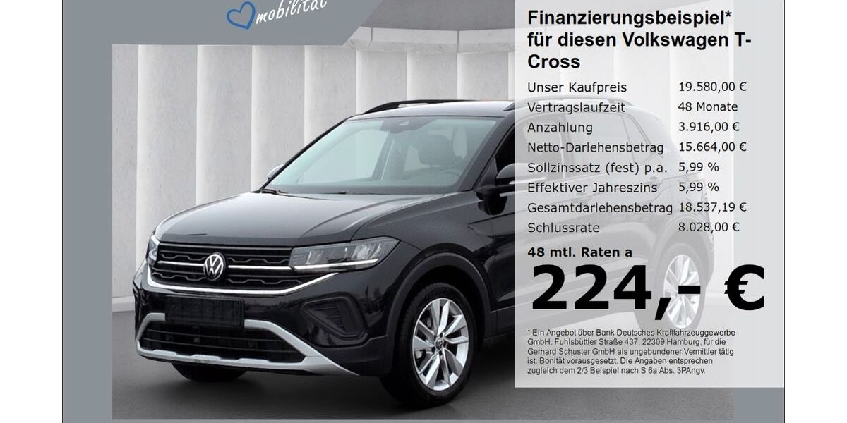 VW T-Cross 22.580 km 19.580 &euro; Ruhstorf 94099