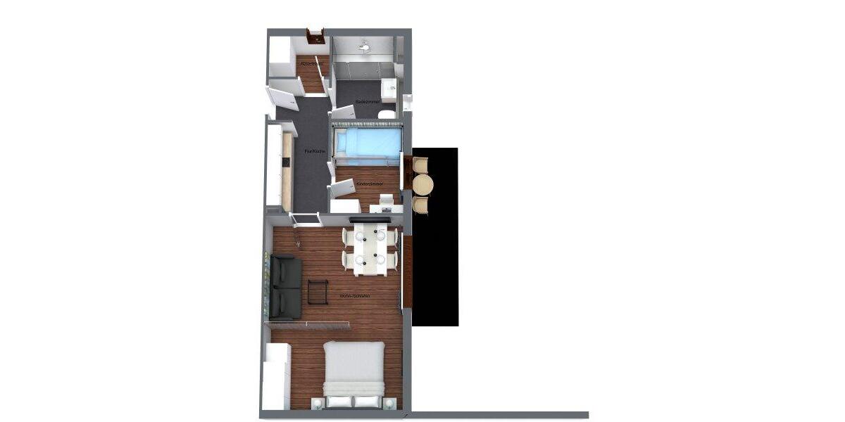 Etagenwohnung Waldkirchen - 2 Zimmer, 45 m&sup2;, 550&euro; | Angebot:26675046