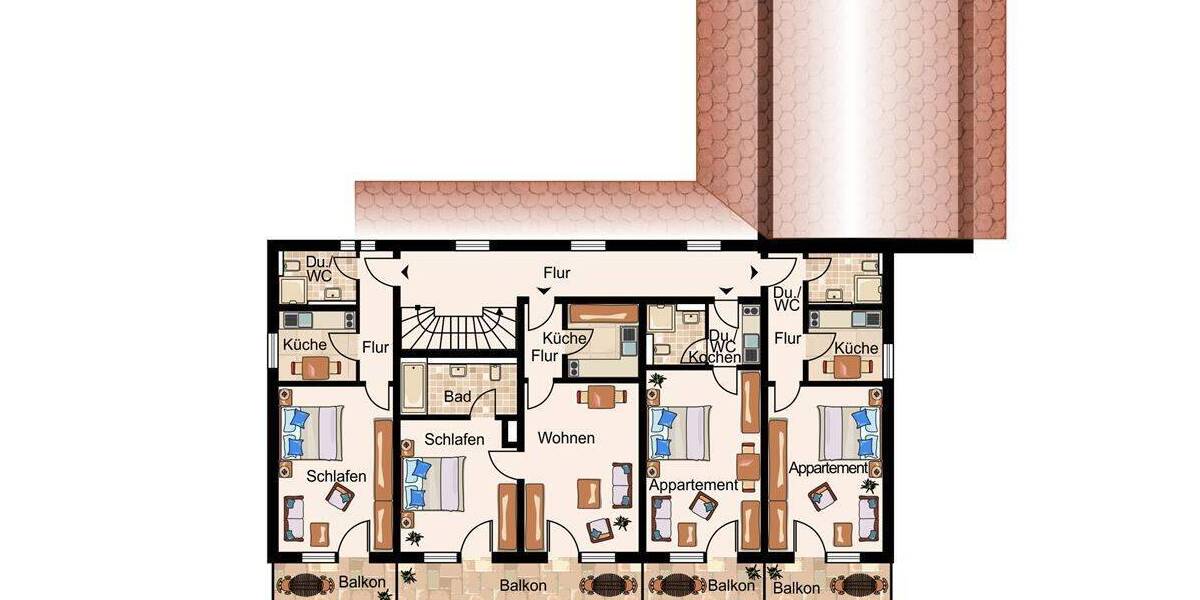 Mehrfamilienhaus, Wohnhaus Bad Füssing - 1 Zimmer, 400 m&sup2;, 750.000&euro; | Angebot:25700532