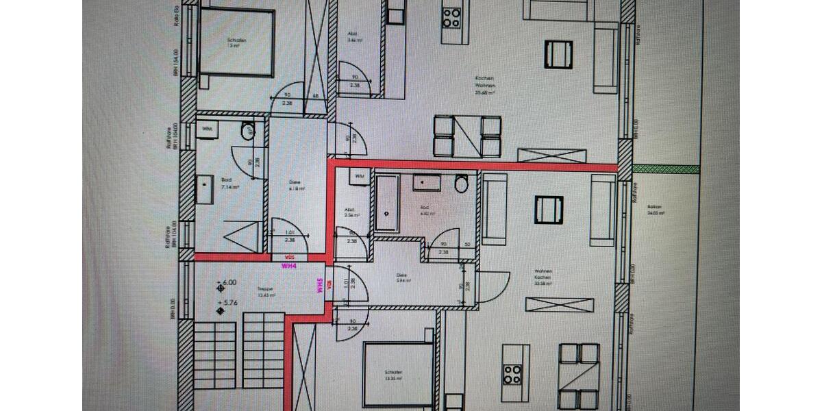 Etagenwohnung Passau Maierhof - 2 Zimmer, 70 m&sup2;, 1.235&euro; | Angebot:25106644