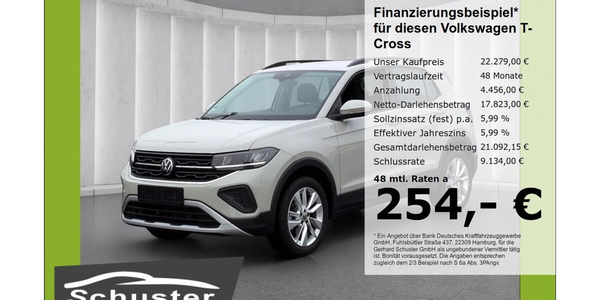 VW T-Cross 6.539 km 22.279 &euro; Ruhstorf 94099