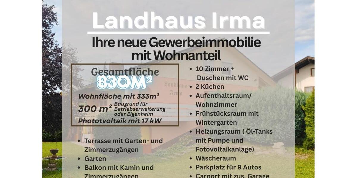 Einfamilienhaus Bad Füssing - 16 Zimmer, 333 m&sup2;, 699.000&euro; | Angebot:26775921