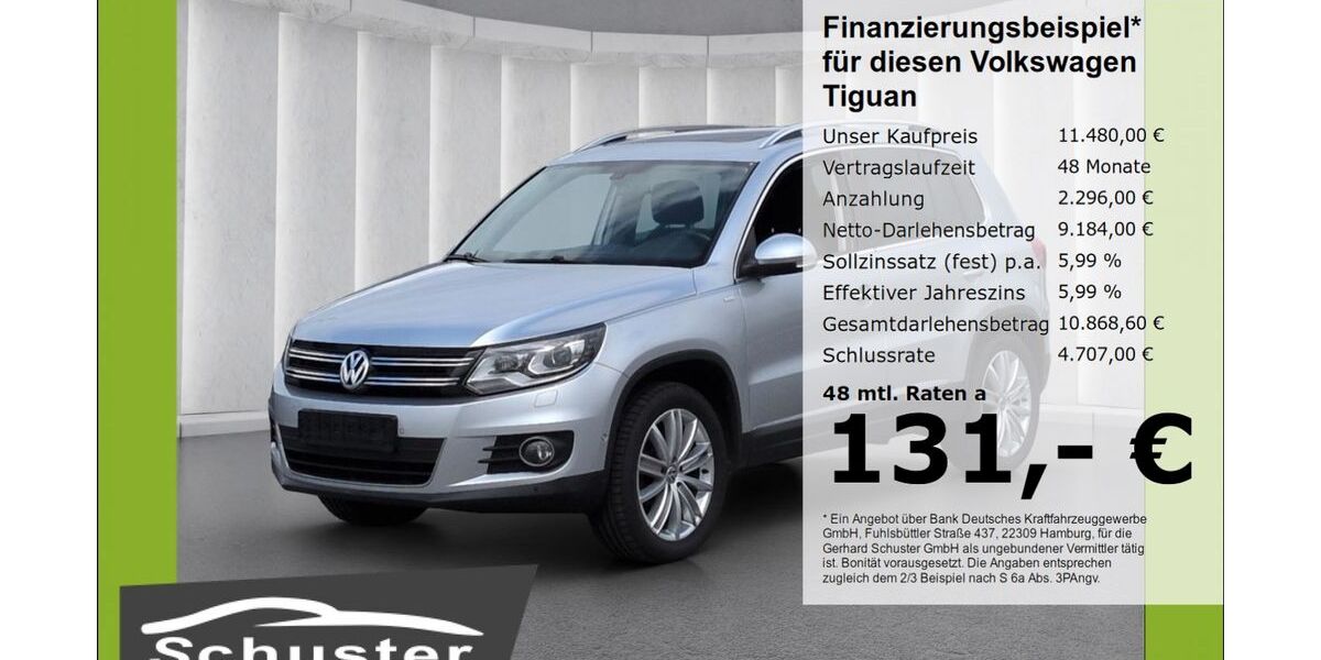 VW Tiguan 147.025 km 11.480 &euro; Ruhstorf 94099