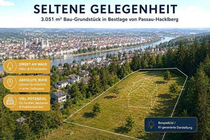 Grundstück Passau / Hacklberg Hacklberg - 390.000&euro; | Angebot:27018629