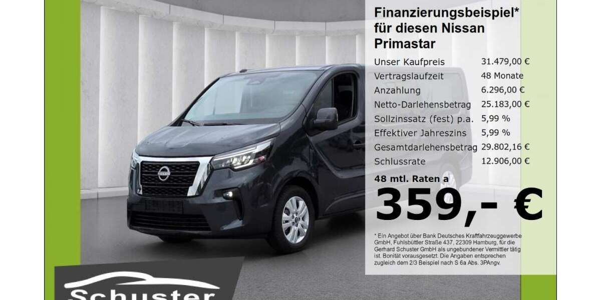 Nissan Primastar 22.398 km 31.479 &euro; Ruhstorf 94099