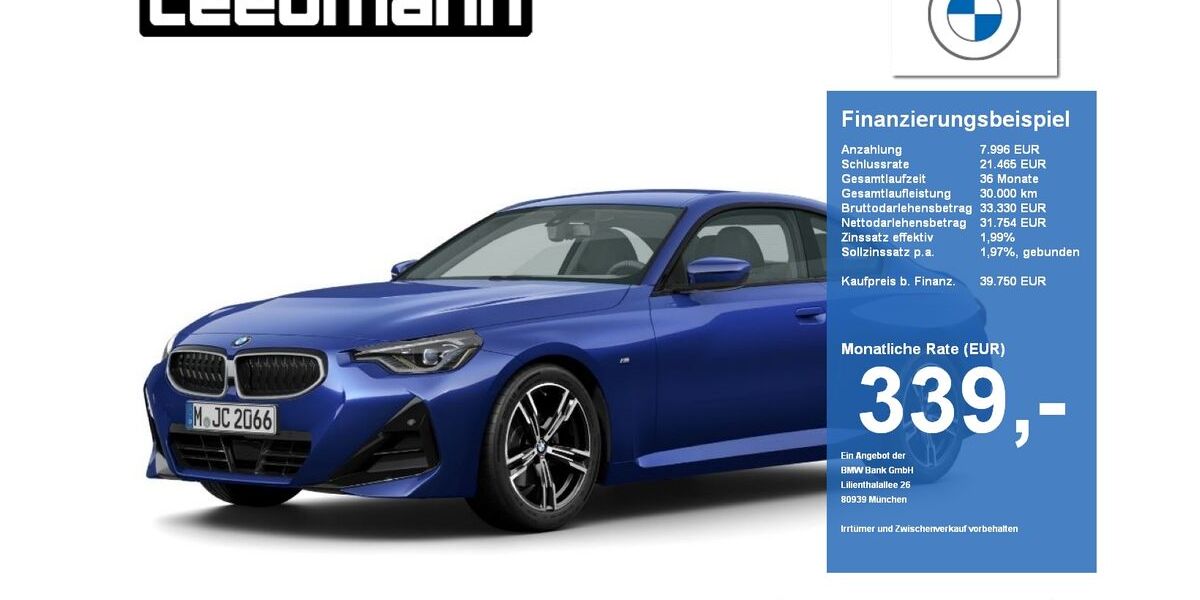 BMW 218 8.566 km 39.750 &euro; Passau 94036