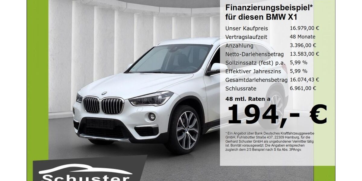 BMW X1 191.211 km 16.479 &euro; Ruhstorf 94099