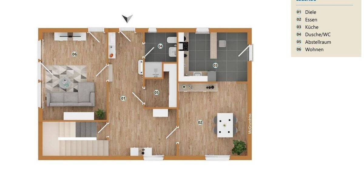 Mehrfamilienhaus, Wohnhaus Künzing Bruck - 5 Zimmer, 132 m&sup2;, 359.000&euro; | Angebot:26036742