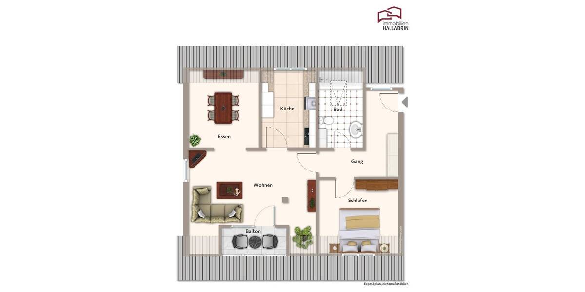 Etagenwohnung Bad Griesbach im Rottal Griesbach - 2 Zimmer, 63 m&sup2;, 145.000&euro; | Angebot:26686109