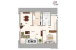 Etagenwohnung Bad Griesbach im Rottal Griesbach - 2 Zimmer, 63 m&sup2;, 145.000&euro; | Angebot:26686109