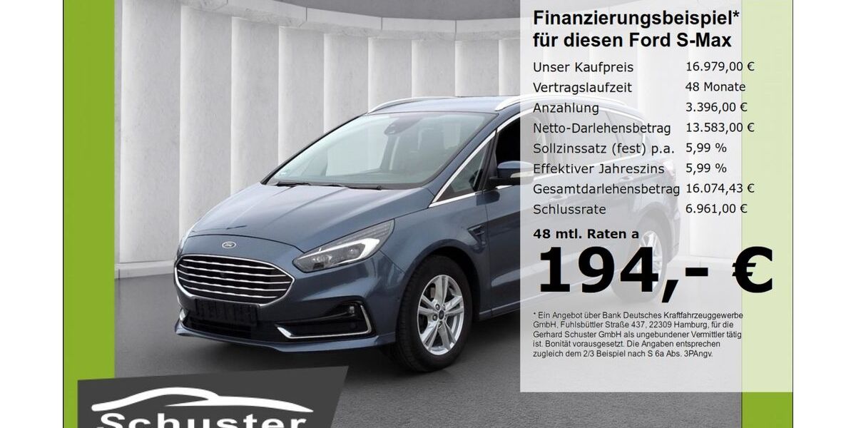 Ford S-Max 162.414 km 16.979 &euro; Ruhstorf 94099