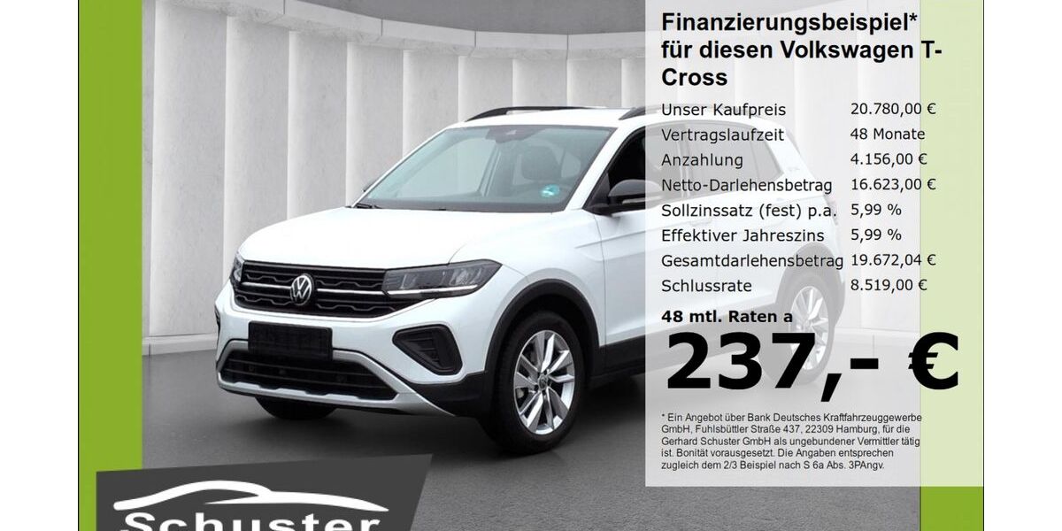 VW T-Cross 26.345 km 20.779 &euro; Ruhstorf 94099