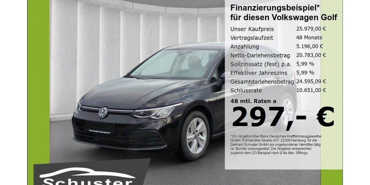 VW Golf 12.490 km 25.979 &euro; Ruhstorf 94099