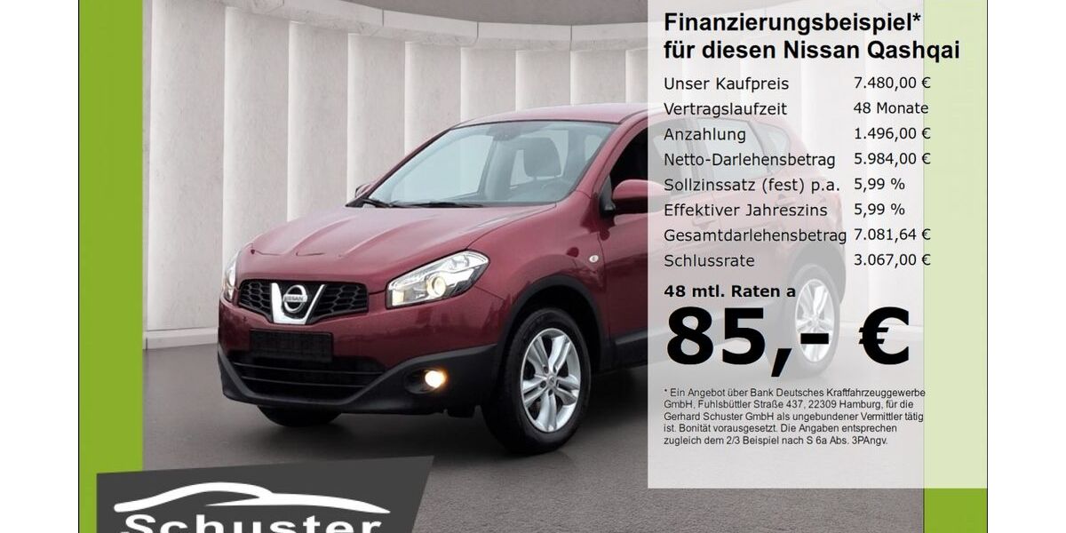 Nissan Qashqai 96.015 km 7.100 &euro; Ruhstorf 94099