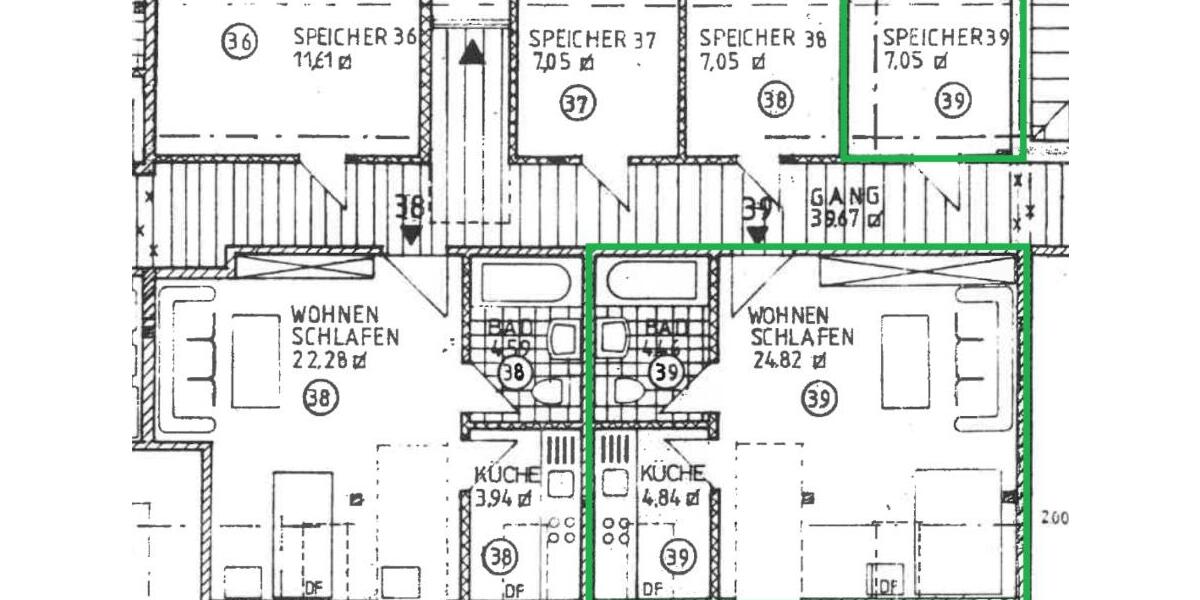 Dachgeschoßwohnung Bad Griesbach im Rottal - 1 Zimmer, 34 m&sup2;, 320&euro; | Angebot:25839175