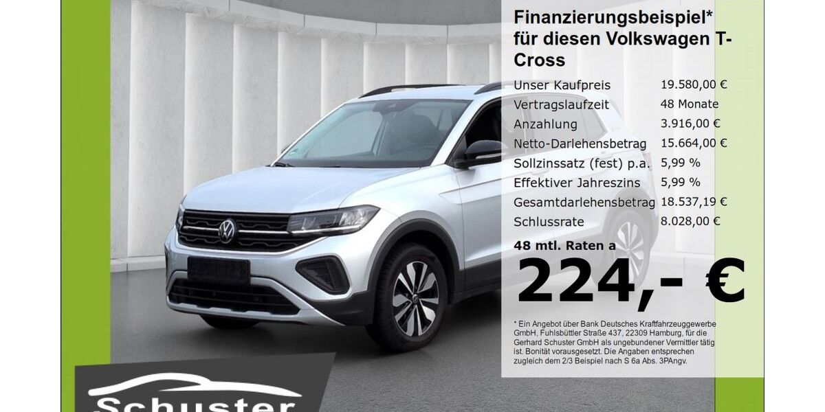 VW T-Cross 18.936 km 18.779 &euro; Ruhstorf 94099