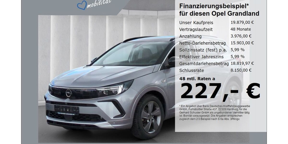 Opel Grandland (X) 59.930 km 19.480 &euro; Ruhstorf 94099