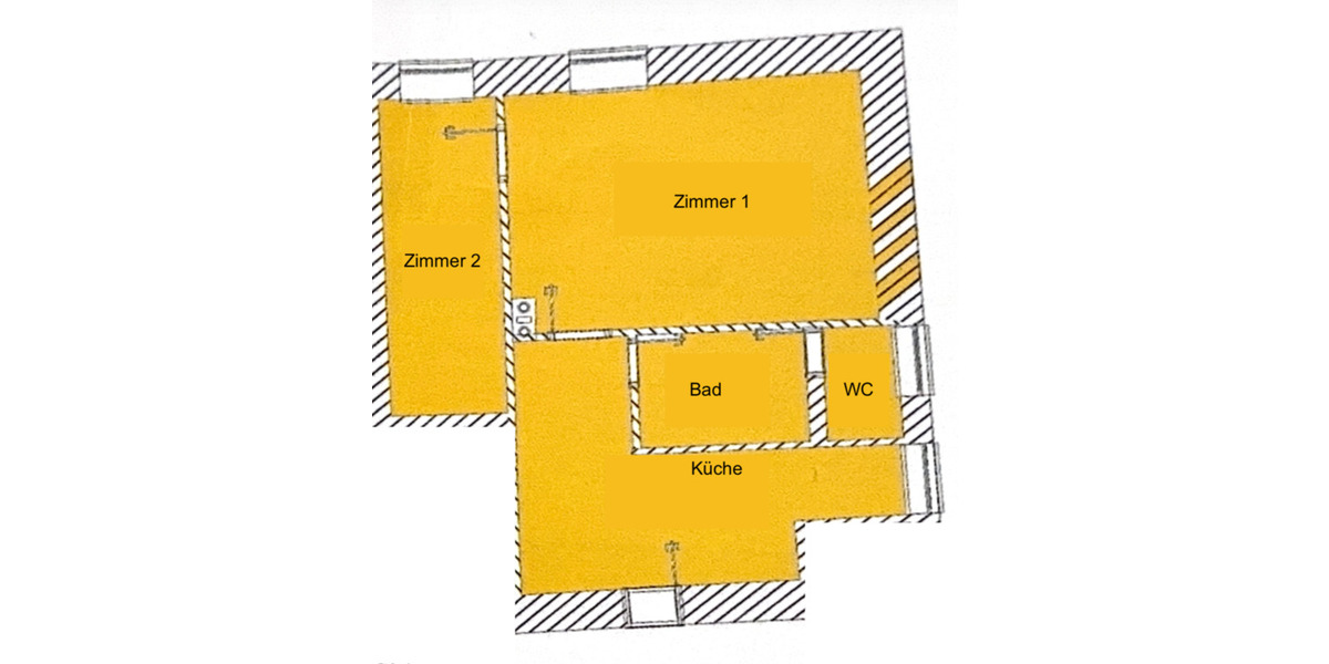 Etagenwohnung Passau Mühltal - 2 Zimmer, 53 m&sup2;, 570&euro; | Angebot:25883145