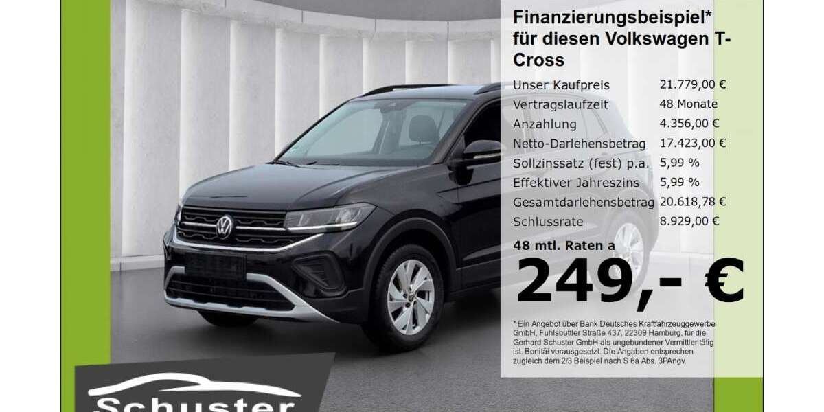 VW T-Cross 3.201 km 21.779 &euro; Ruhstorf 94099