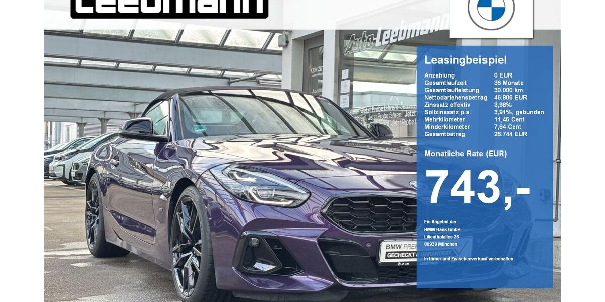 BMW Z4 M40 10.905 km 55.699 &euro; Passau 94036