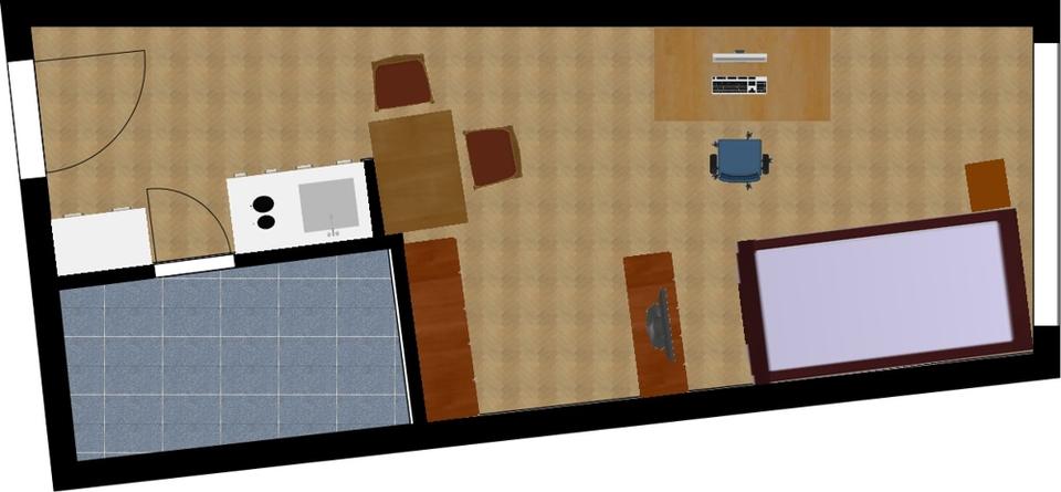 Etagenwohnung Passau Mühltal - 1 Zimmer, 22 m&sup2;, 305&euro; | Angebot:25647253