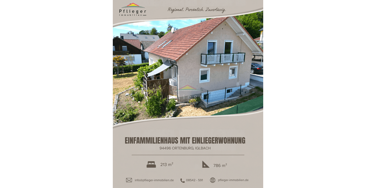 Einfamilienhaus Ortenburg - 11 Zimmer, 213 m&sup2;, 320.000&euro; | Angebot:27183167