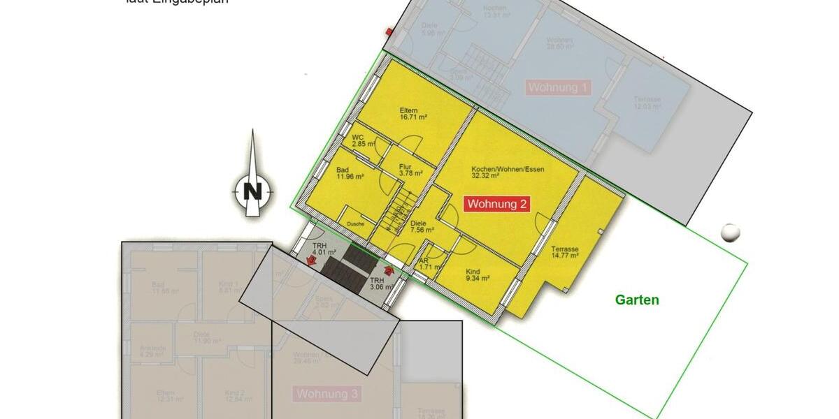 Terrassenwohnung Bad Griesbach im Rottal - 3.5 Zimmer, 92 m&sup2;, 970&euro; | Angebot:25992294