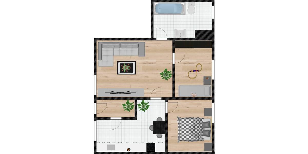 Etagenwohnung Ringelai - 3 Zimmer, 74 m&sup2;, 119.000&euro; | Angebot:25708668