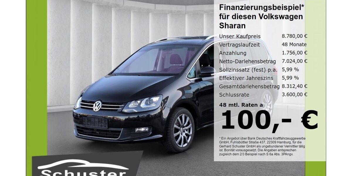 VW Sharan 189.616 km 8.780 &euro; Ruhstorf 94099