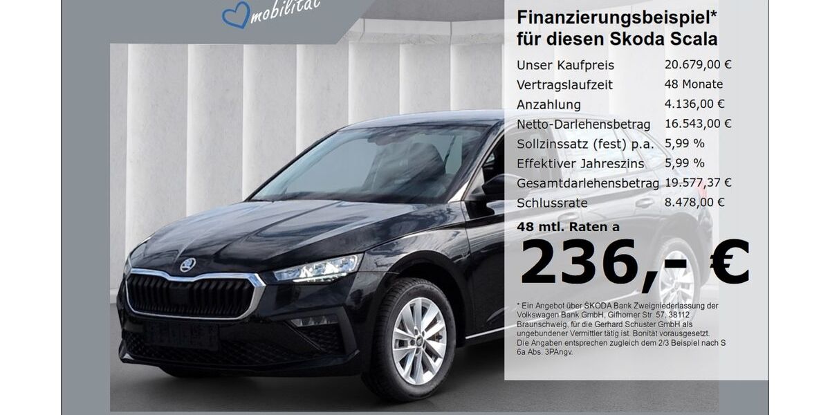 Skoda Scala 8.521 km 20.480 &euro; Ruhstorf 94099