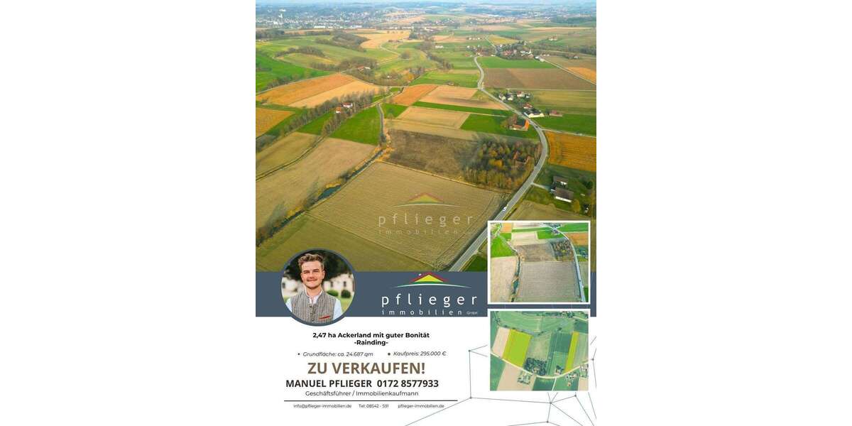 Grundstück Haarbach - 295.000&euro; | Angebot:26121329