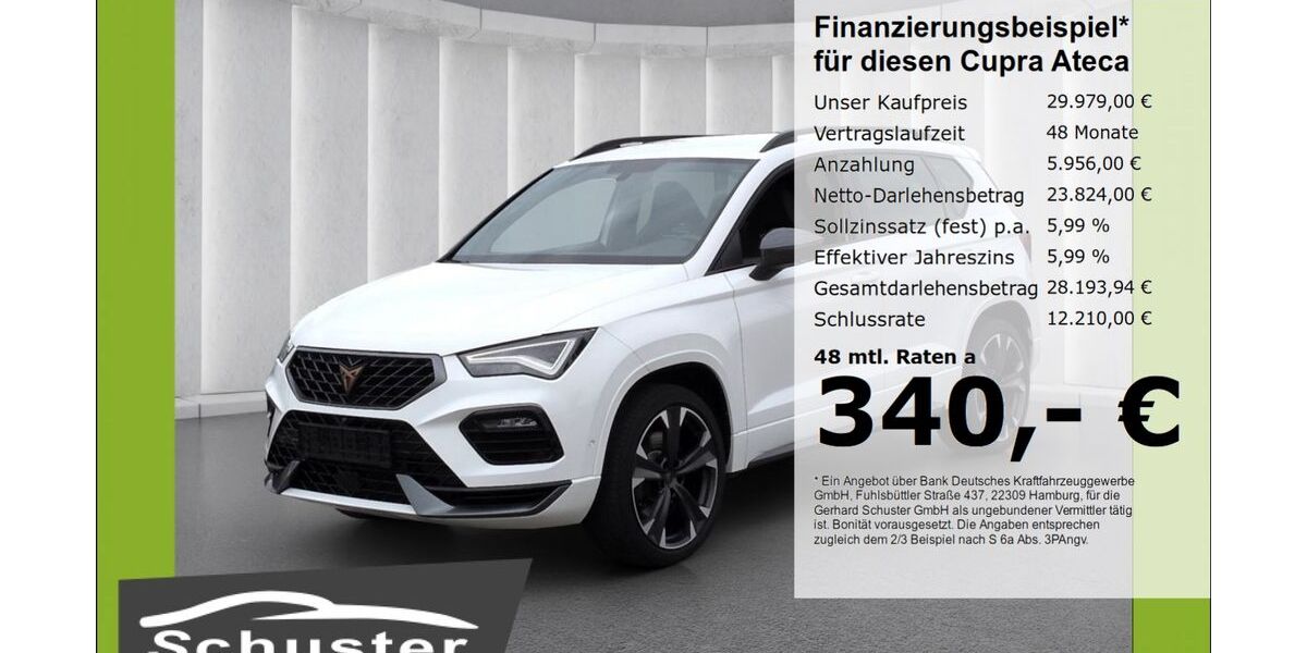 Cupra Ateca 56.696 km 29.780 &euro; Ruhstorf 94099