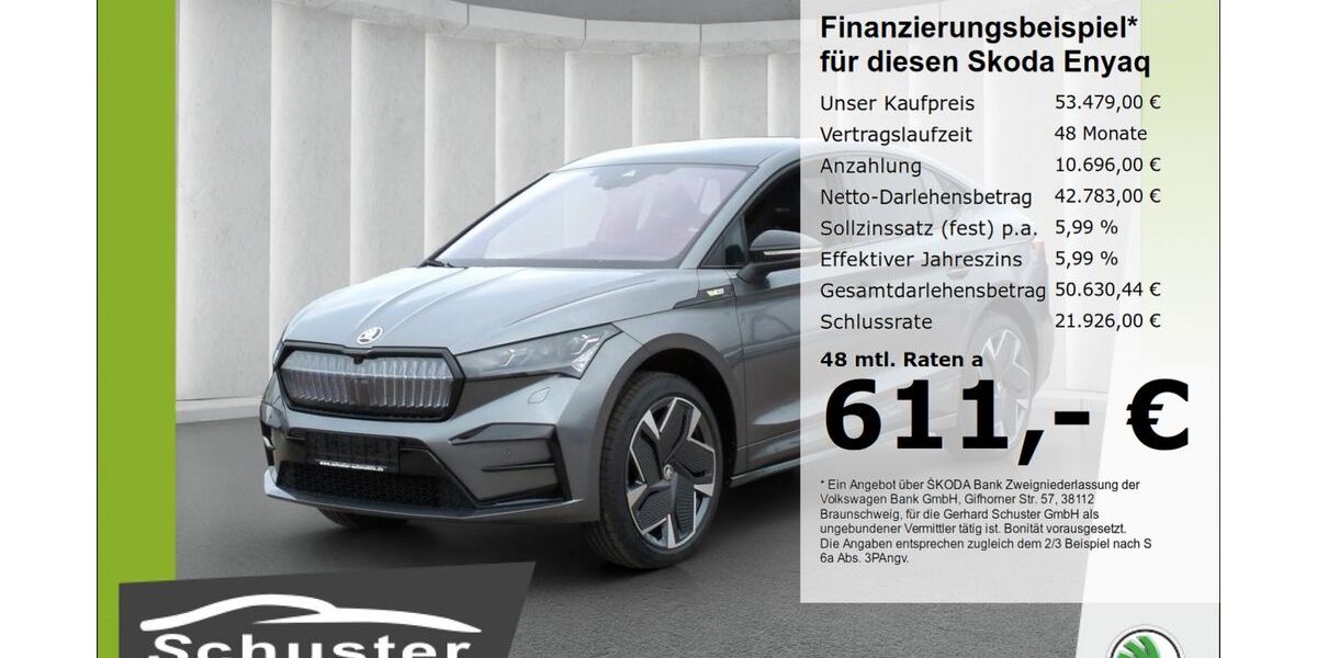 Skoda Enyaq 2.500 km 51.480 &euro; Ruhstorf 94099