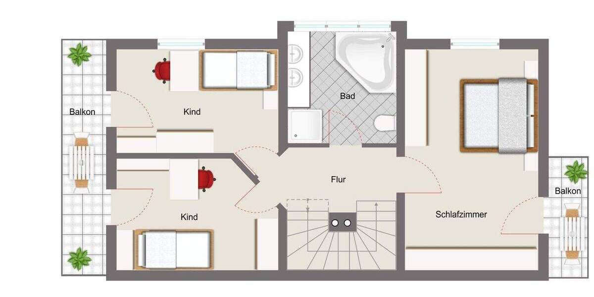 Doppelhaushälfte Schöllnach - 6 Zimmer, 124 m&sup2;, 349.000&euro; | Angebot:25815455