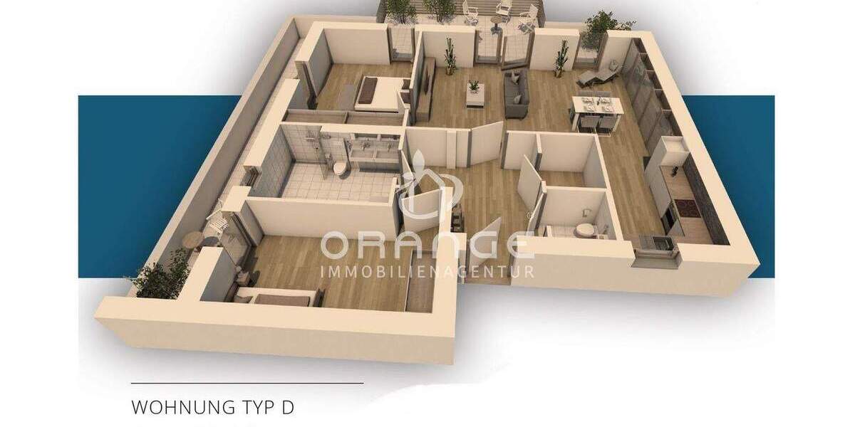 Etagenwohnung Pocking Hartkirchen - 2 Zimmer, 71 m&sup2;, 297.407&euro; | Angebot:25670736