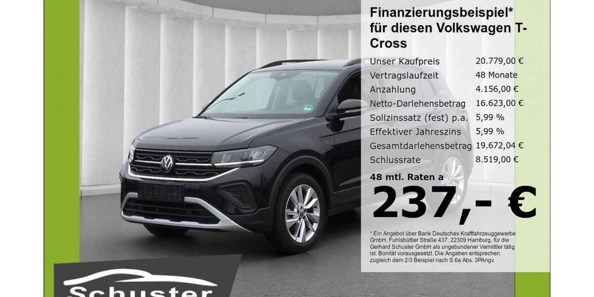 VW T-Cross 24.459 km 20.779 &euro; Ruhstorf 94099