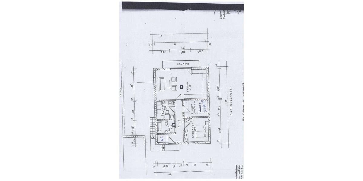 Dachgeschoßwohnung Ortenburg - 3 Zimmer, 95 m&sup2;, 750&euro; | Angebot:26697457