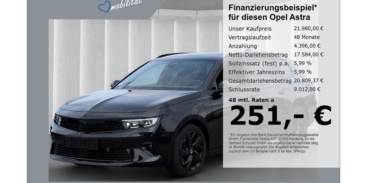 Opel Astra 24.617 km 21.679 &euro; Ruhstorf 94099