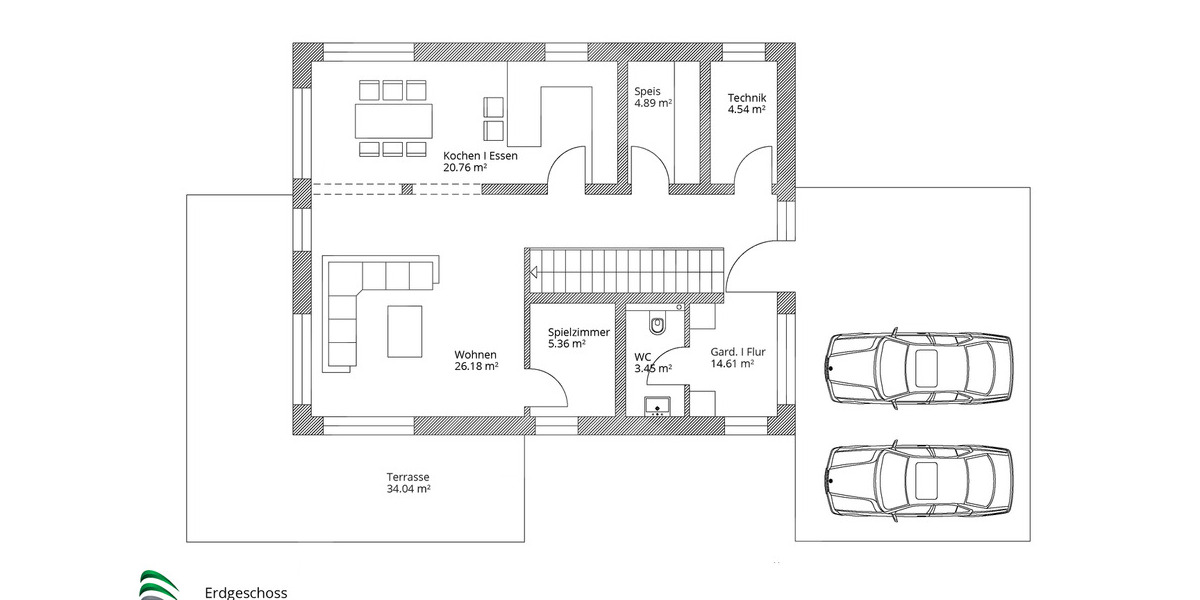 Einfamilienhaus Aicha vorm Wald Mötzling - 5 Zimmer, 171 m&sup2;, 677.900&euro; | Angebot:25730955