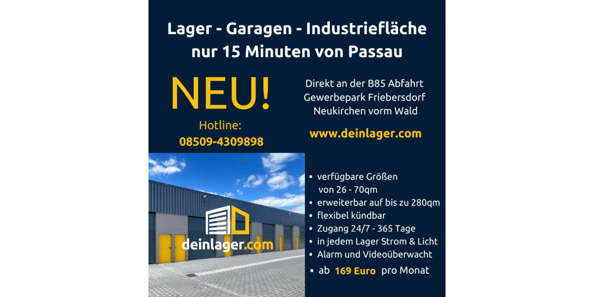 Gewerbeobjekt Neukirchen vorm Wald - 169&euro; | Angebot:21576555