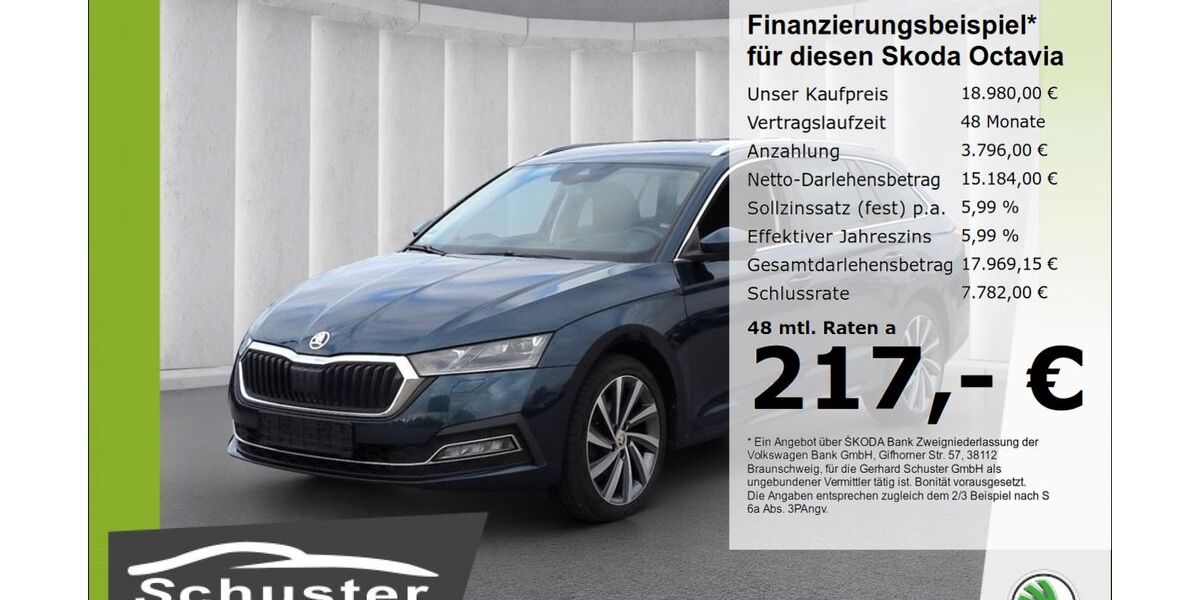 Skoda Octavia 137.771 km 18.980 &euro; Ruhstorf 94099