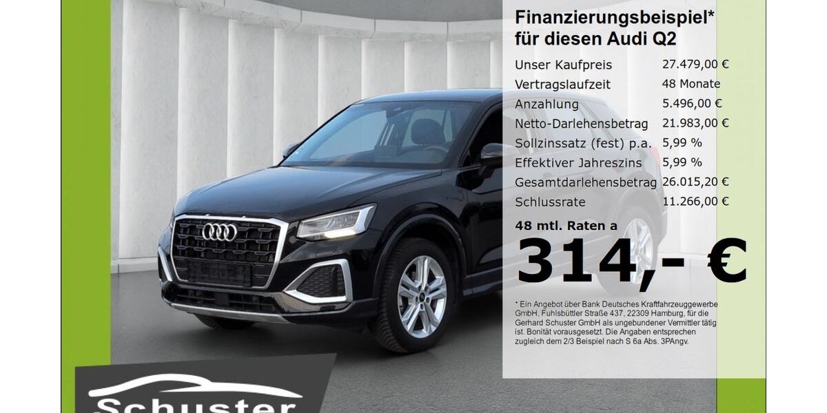Audi Q2 26.644 km 27.479 &euro; Ruhstorf 94099
