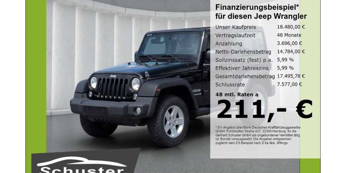 Jeep Wrangler 197.044 km 18.480 &euro; Ruhstorf 94099